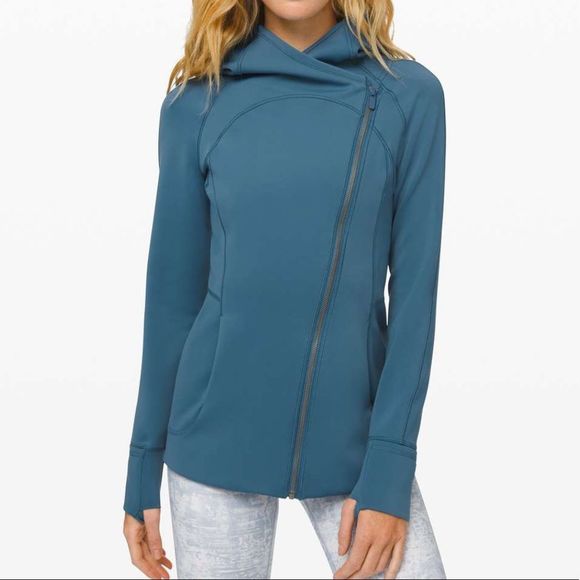 Lululemon Every Journey Hoodie *Spacer Petrol Blue Sz 6‎ - Picture 1 of 8